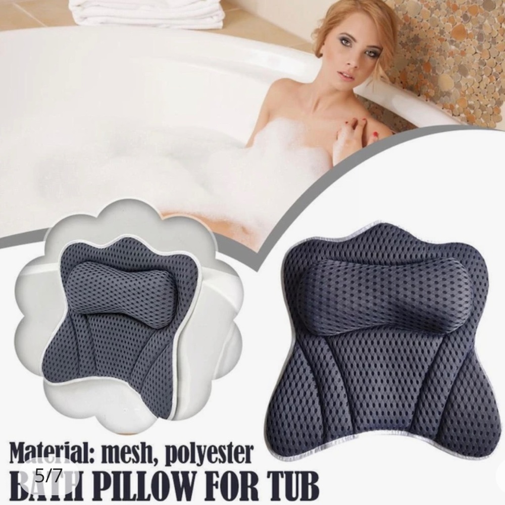 Bath pillow confortable